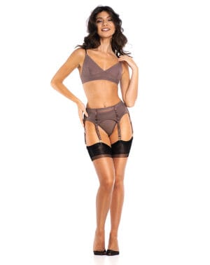 Mellow Mocha - Perfect Match Suspender Belt - Image 2